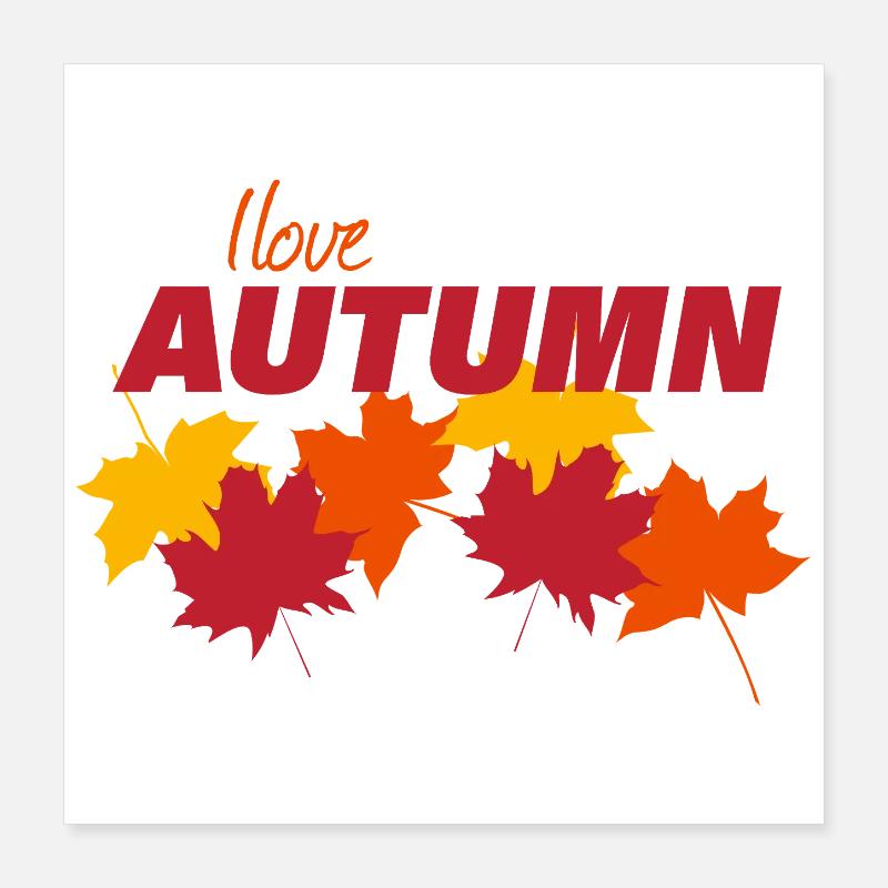 Automne Poster 40 x 40 cm