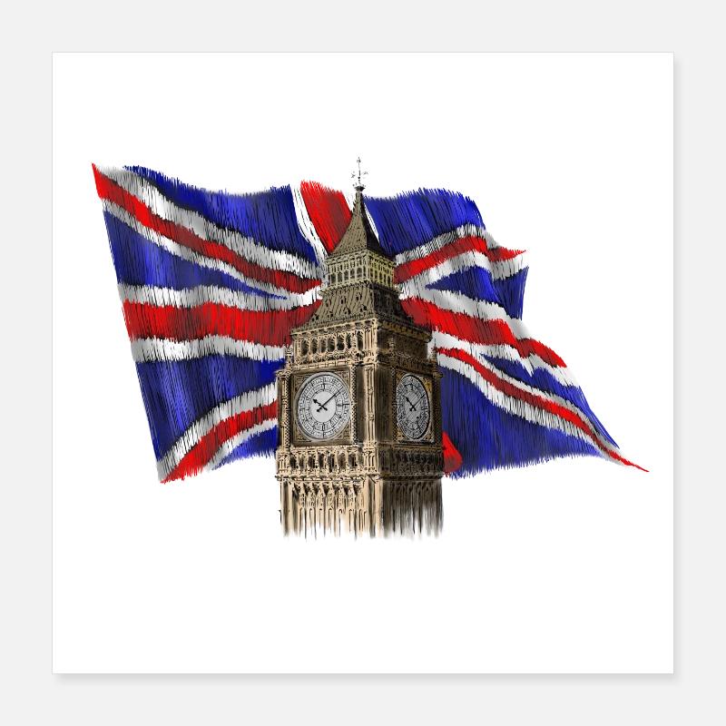 Big Ben Poster 40x40 cm