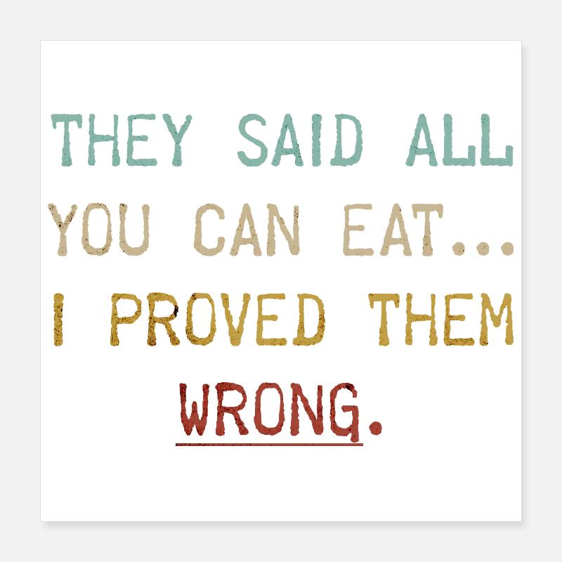 Dicton d’Essen Poster 40 x 40 cm
