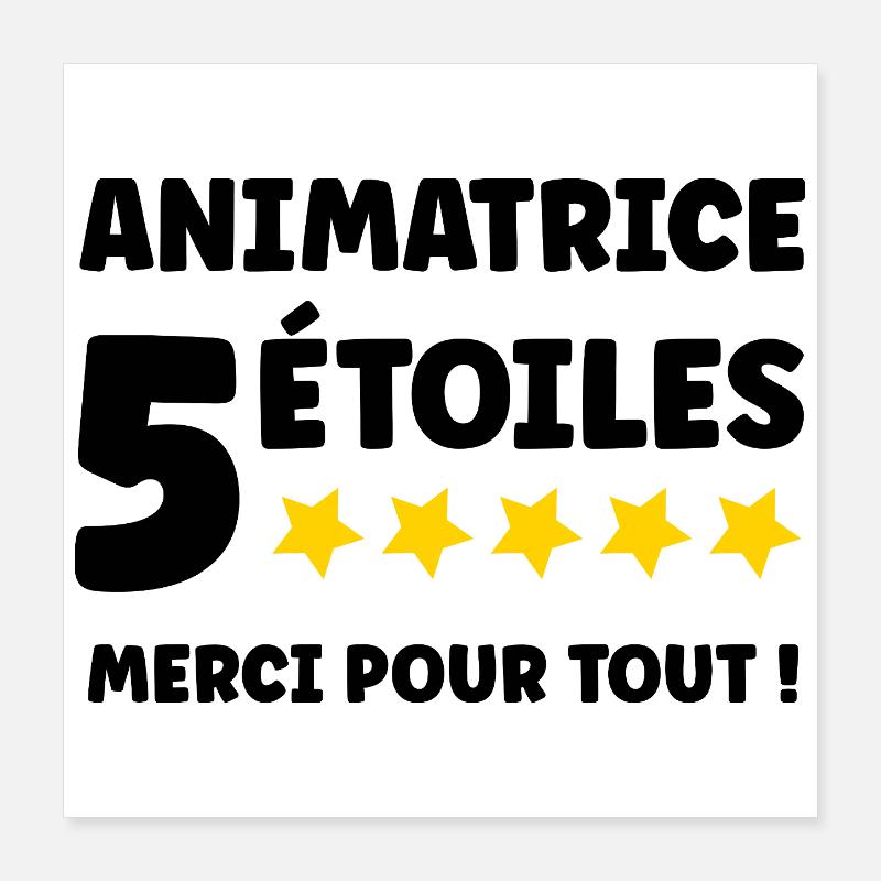 Moderator Poster 40x40 cm