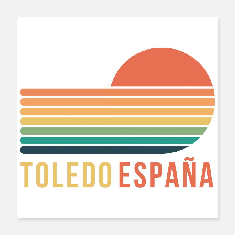 Tolède, Espagne Poster 40 x 40 cm