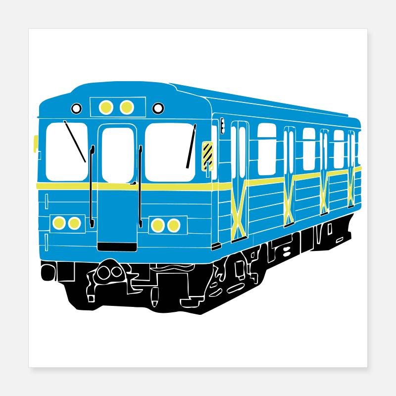 Métro de Kiev Poster 40 x 40 cm