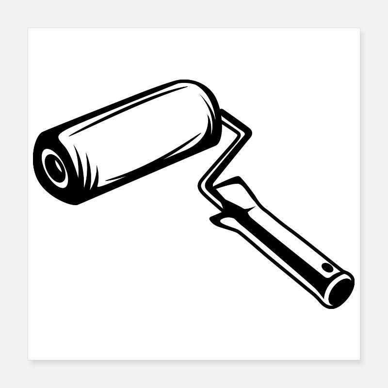 Painter's Roll Drawing Poster 16" x 16" (40x40 cm)