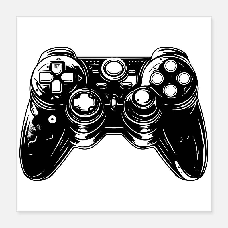 Spiel Controller Poster 40x40 cm