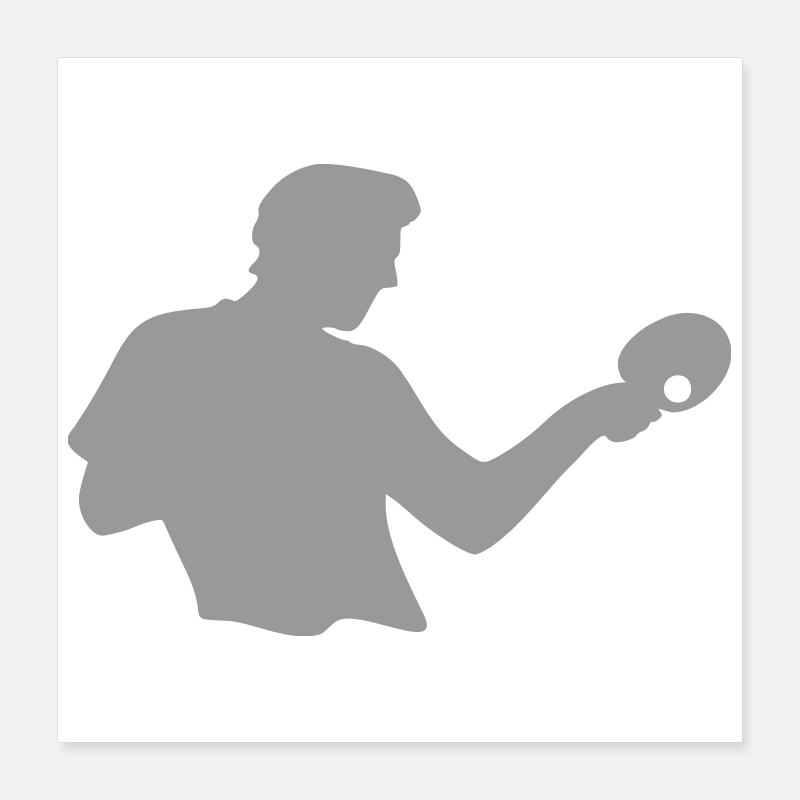 Table tennis Poster 16" x 16" (40x40 cm)