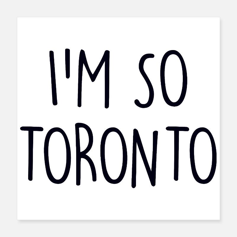 Toronto Canada Poster 40x40 cm