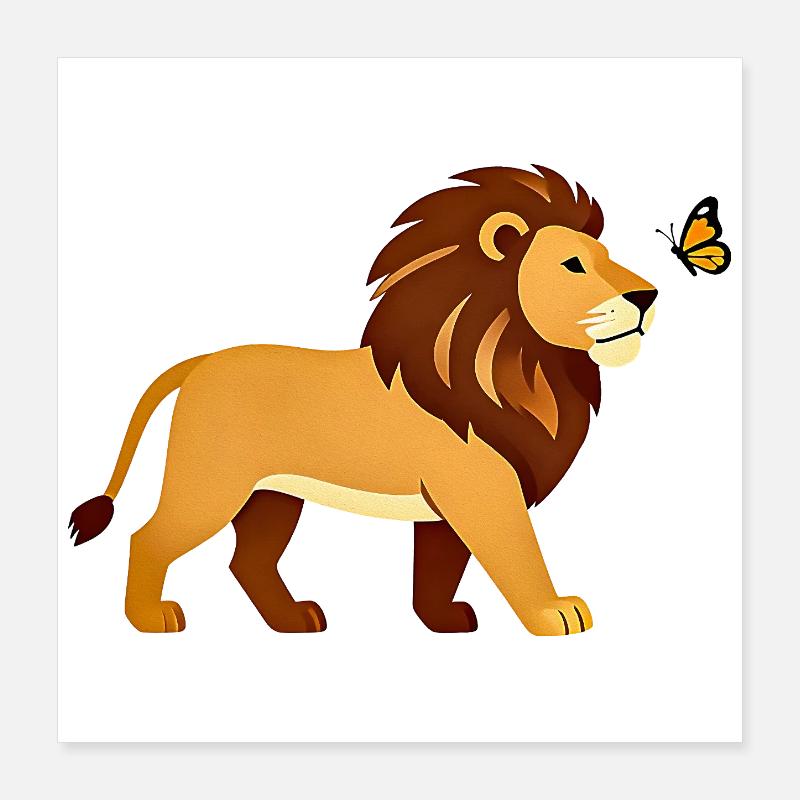 Gentle Strength Poster 16" x 16" (40x40 cm)