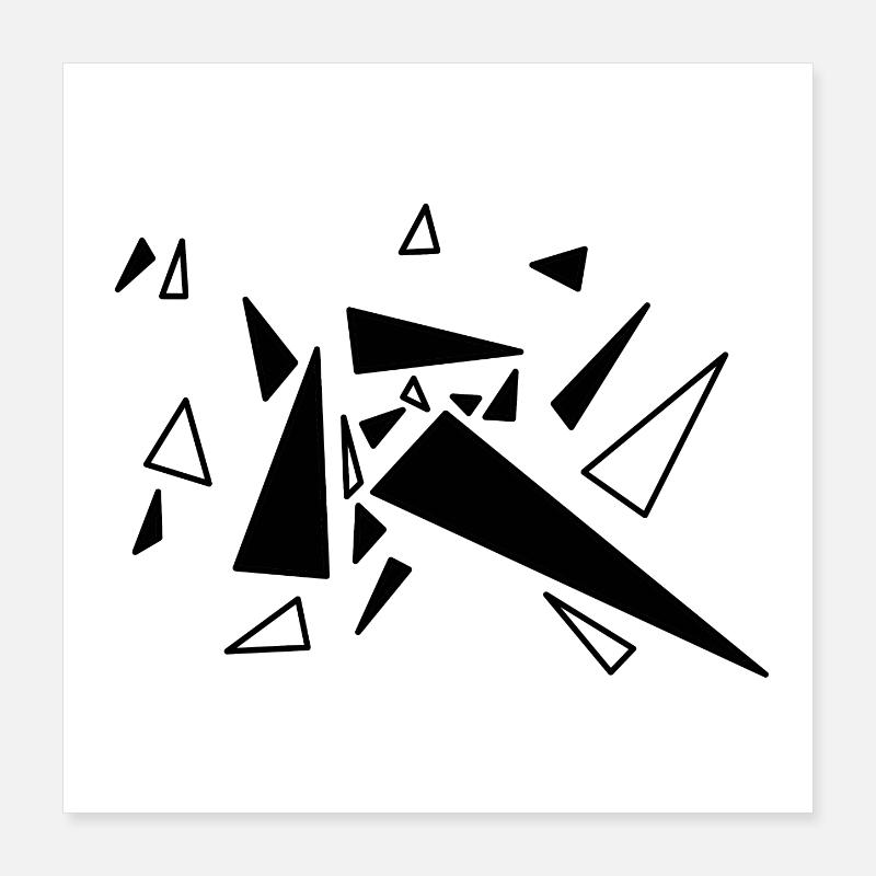 triangle Poster 40 x 40 cm