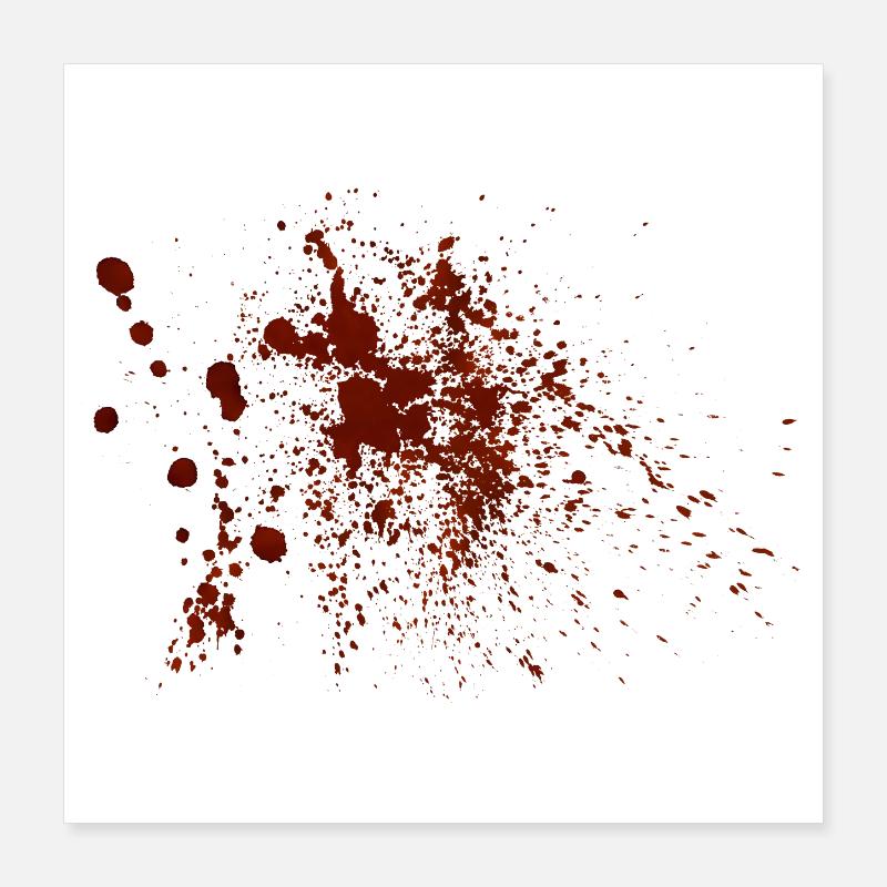 Blood Poster 40x40 cm