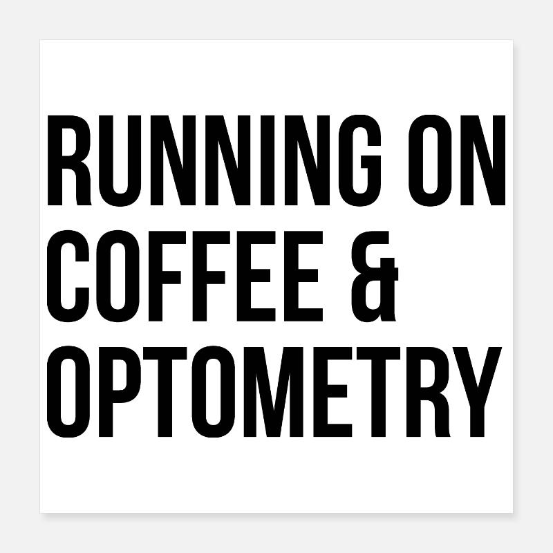 Optometrie Poster 40x40 cm
