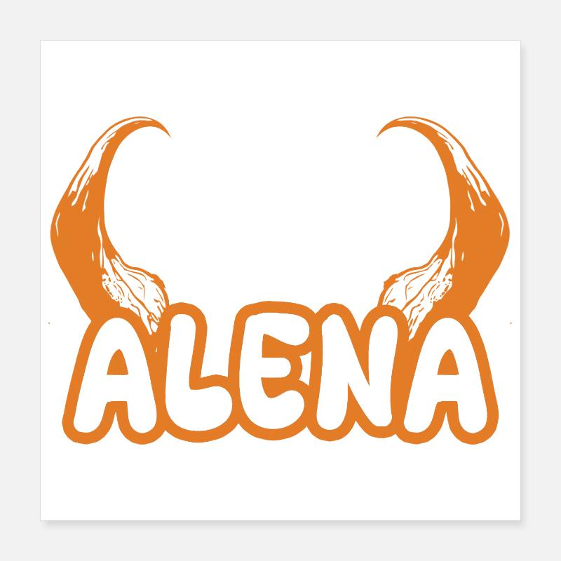 Cadeau pour Alena Poster 40 x 40 cm