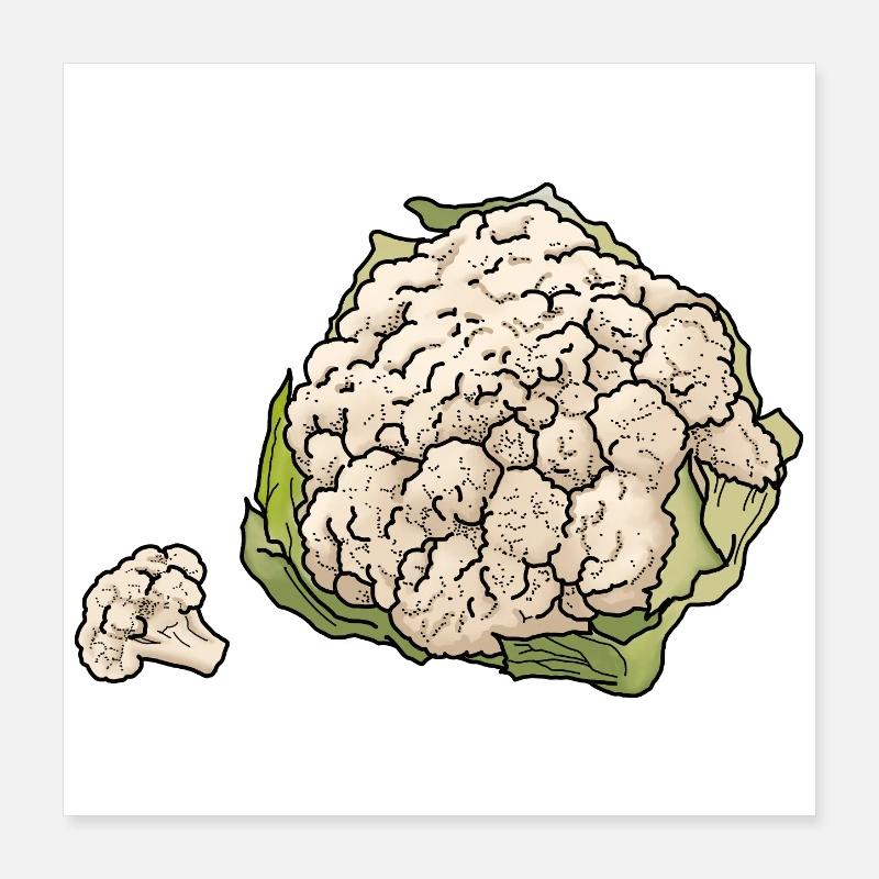 chou-fleur Poster 40 x 40 cm