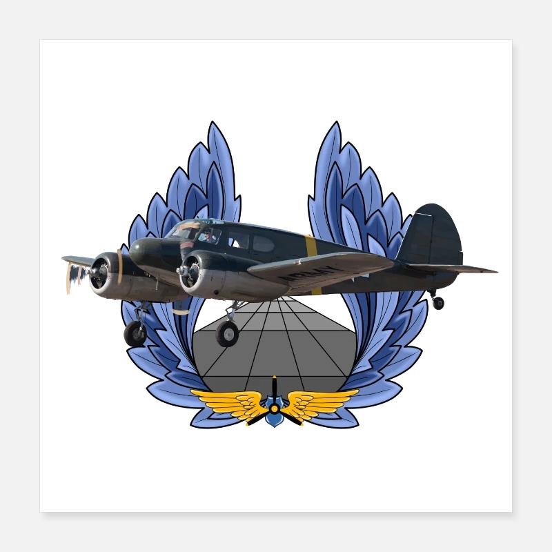 UC-78 Bobcat Poster 40x40 cm