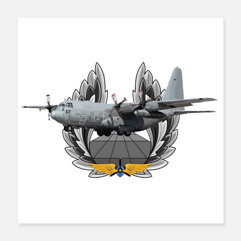 C-130 Hercules Poster 40x40 cm