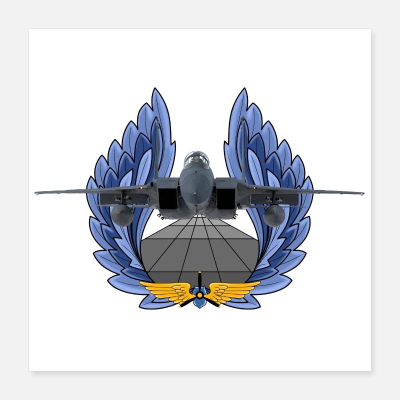 F-15 Eagle Poster 40x40 cm