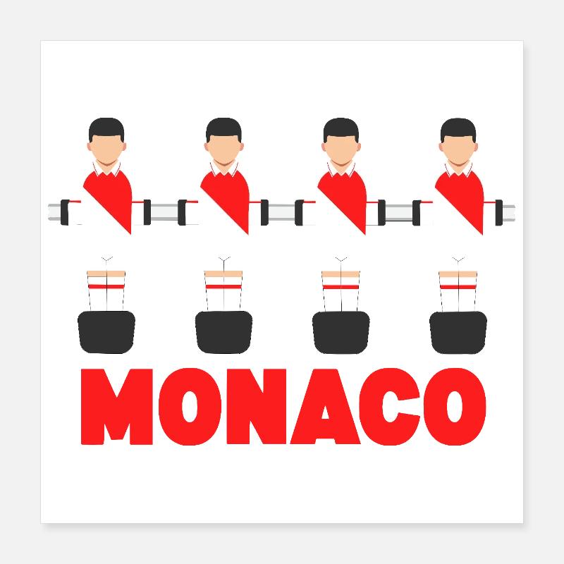 Monaco Poster 40x40 cm