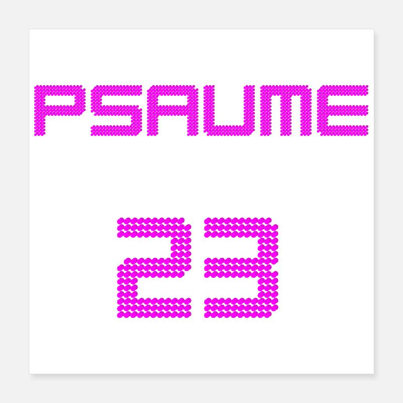 Digital Design Digital PSALM 23 Poster 16" x 16" (40x40 cm)