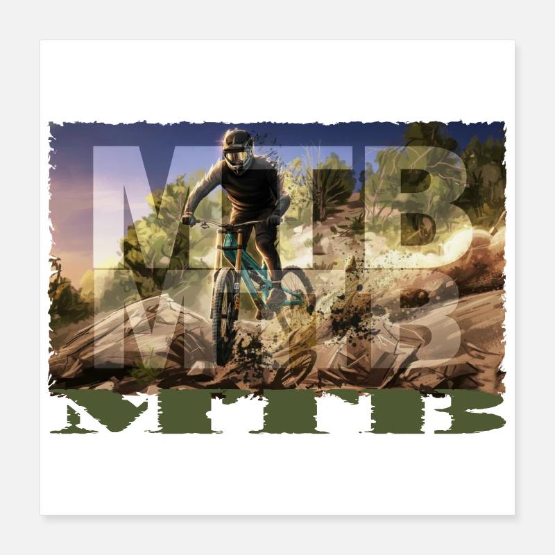 MTB Poster 16" x 16" (40x40 cm)
