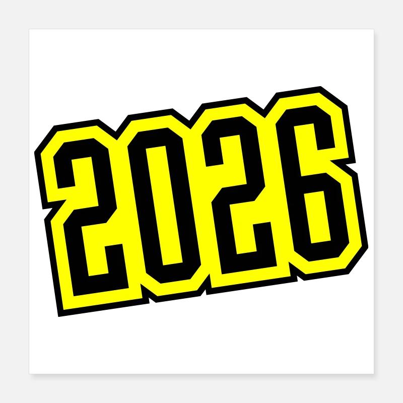 2026 Poster 40 x 40 cm