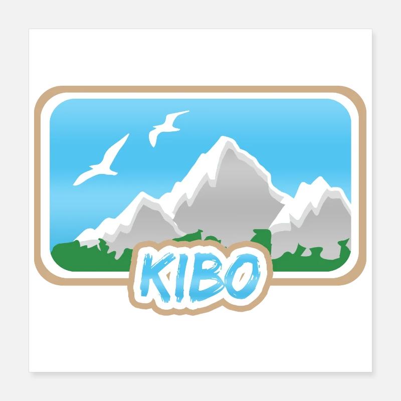 Kibo Poster 16" x 16" (40x40 cm)