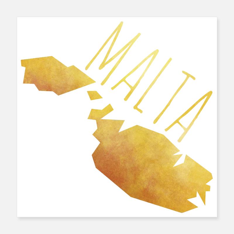 malta Poster 40 x 40 cm