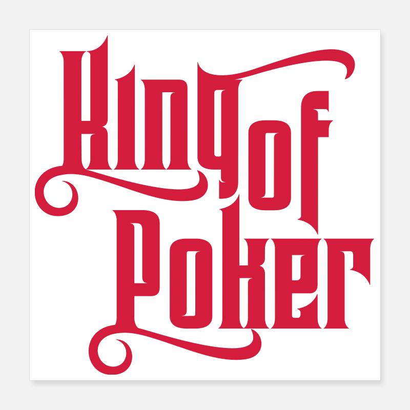 Poker Poster 40x40 cm