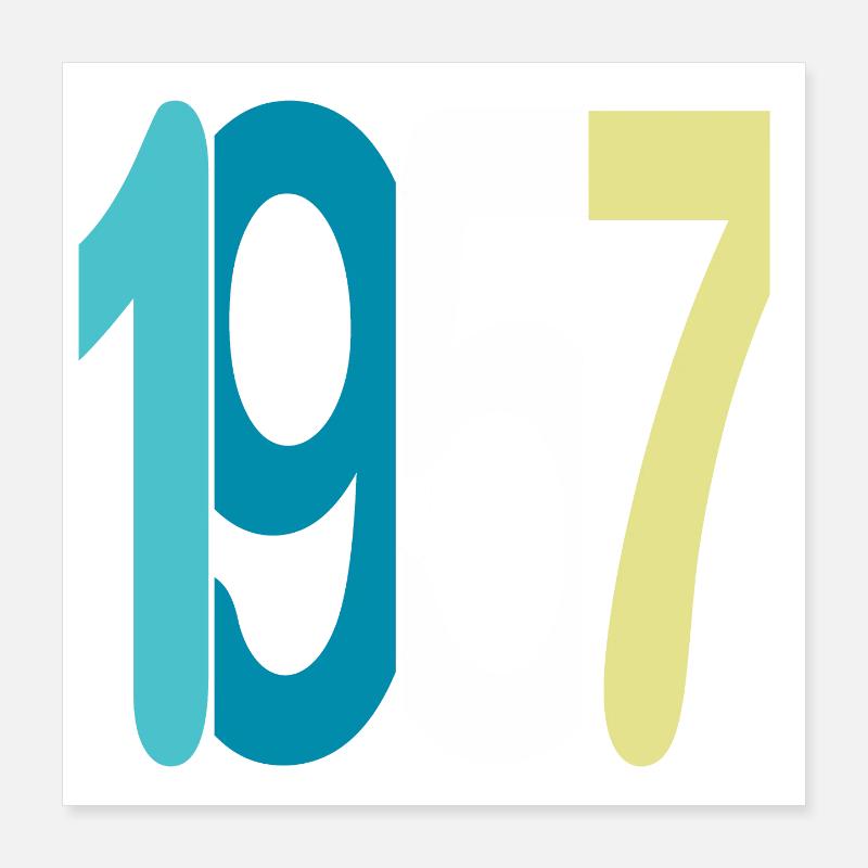 Established 1957 Poster 40x40 cm