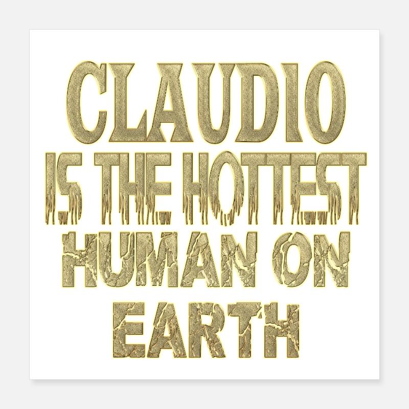 Claudio Poster 40 x 40 cm