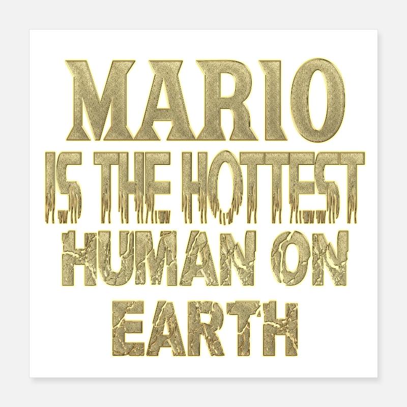 Mario Poster 40 x 40 cm
