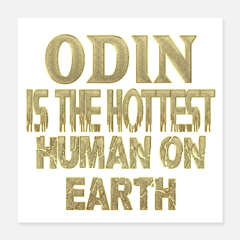 Odin Poster 40 x 40 cm