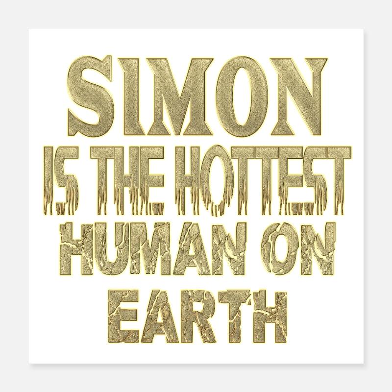 Simon Poster 40x40 cm