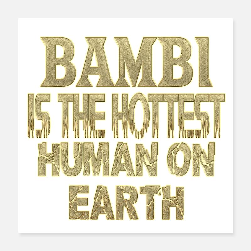 Bambi Poster 40 x 40 cm