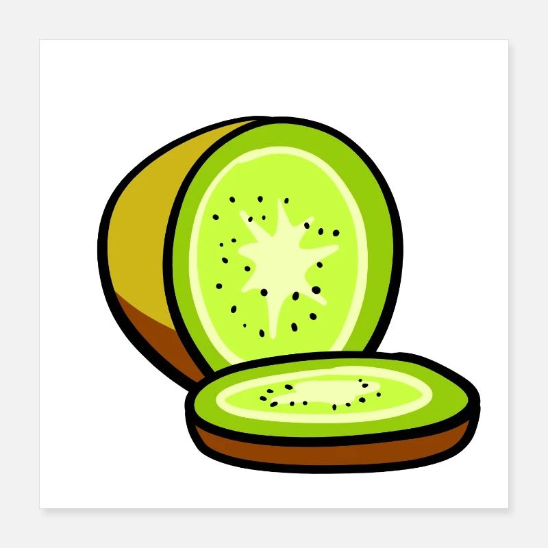 kiwi Poster 16" x 16" (40x40 cm)