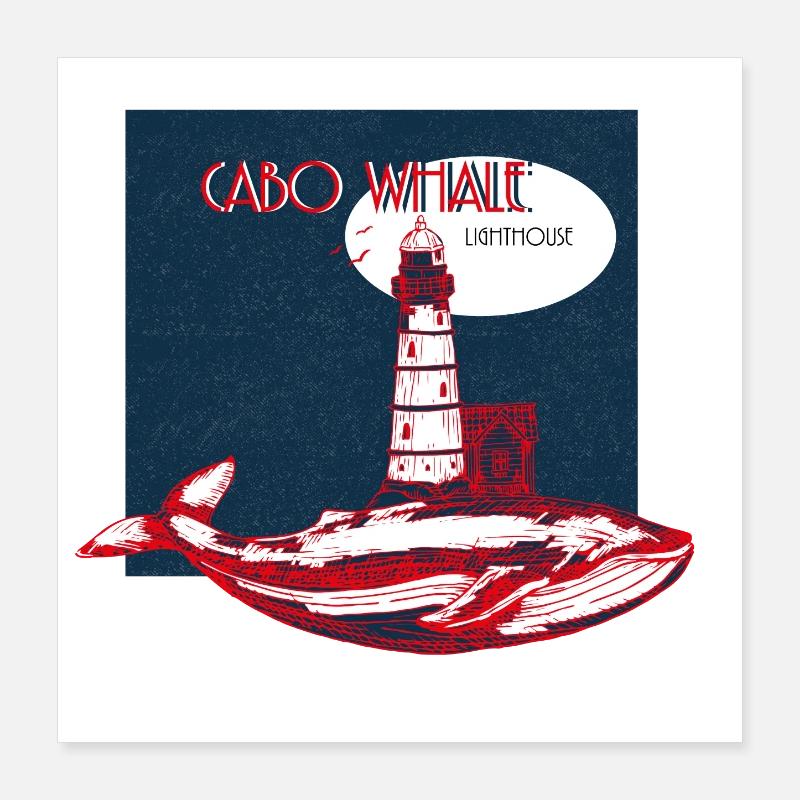 Phare Vintage Poster 40 x 40 cm
