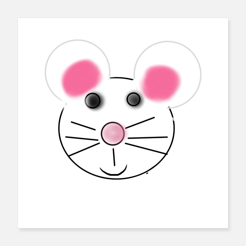mouse Poster 16" x 16" (40x40 cm)