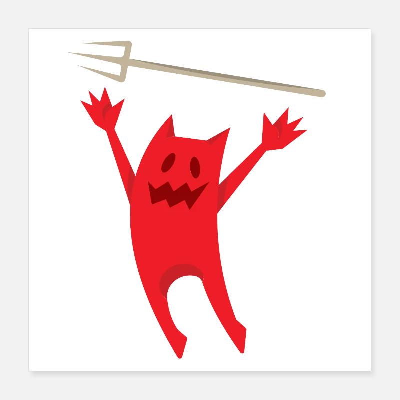 Cheeky devil Poster 16" x 16" (40x40 cm)
