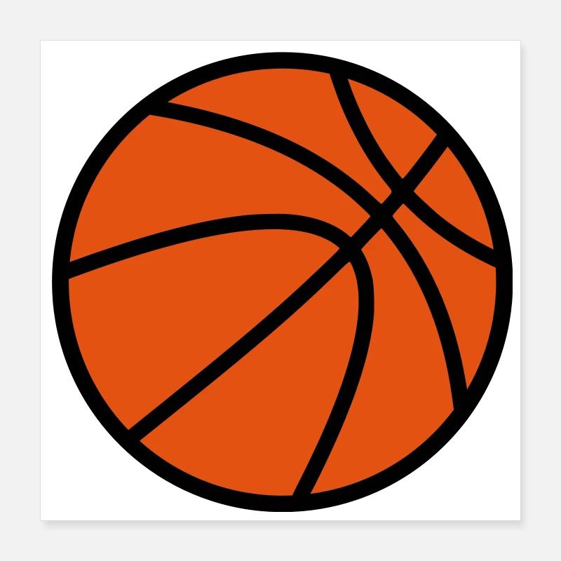 basket-ball Poster 40 x 40 cm