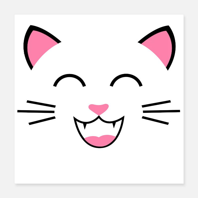 Chat chat Poster 40 x 40 cm