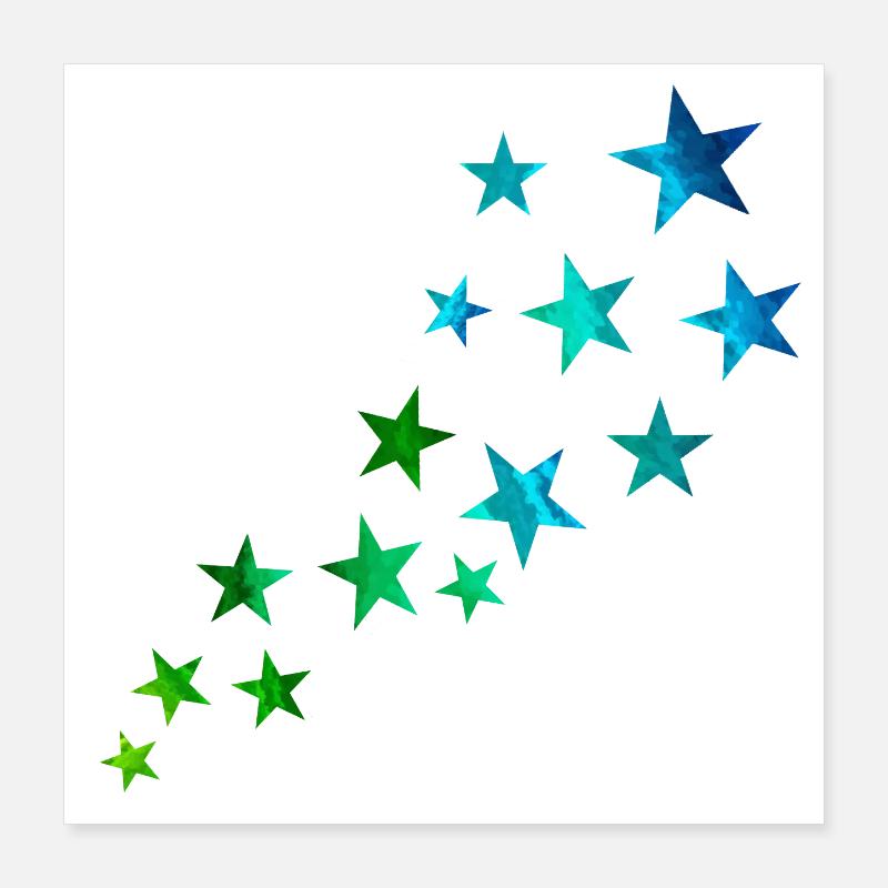 Shooting star Poster 16" x 16" (40x40 cm)