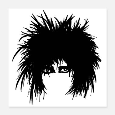 Dark Wave Electro Pop Punk Anni '80 Poster 40x40 cm