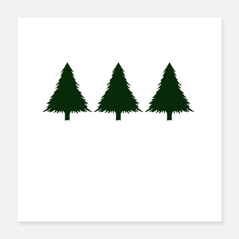 Christmas tree Poster 16" x 16" (40x40 cm)