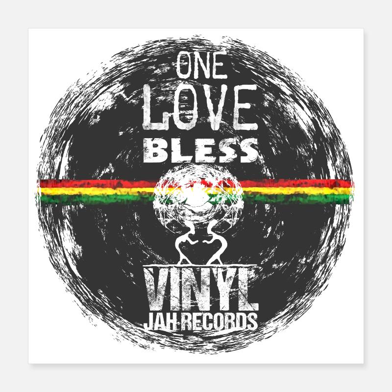 One Love Reggae Poster 16" x 16" (40x40 cm)