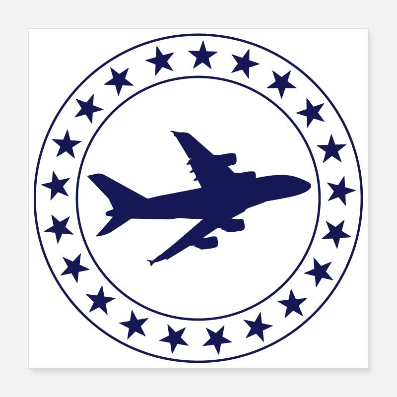 Aviation / Luftfahrt [Pilot] Poster 40x40 cm