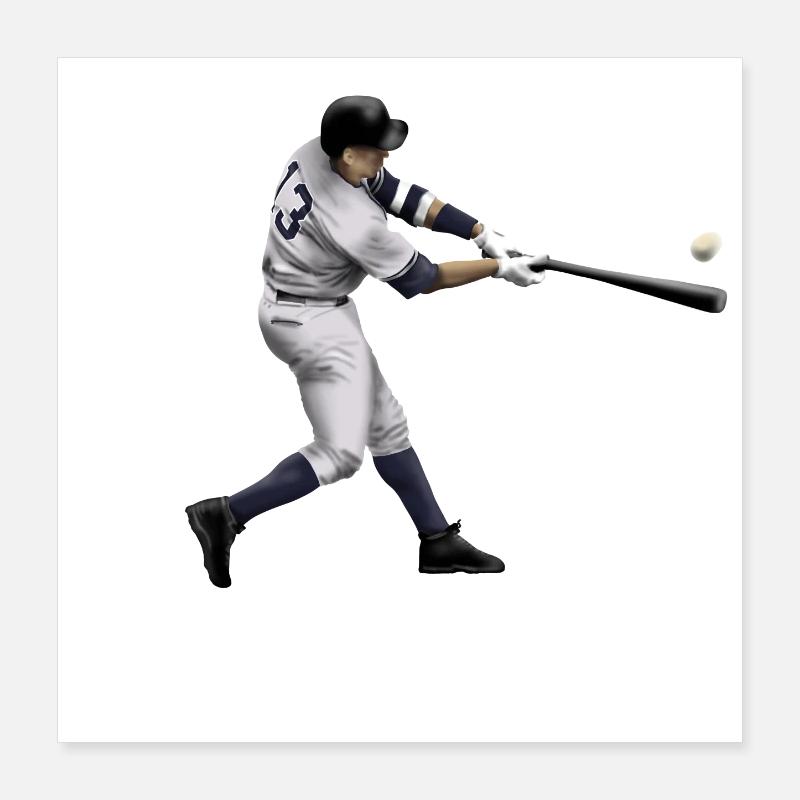 Baseball Poster 40x40 cm