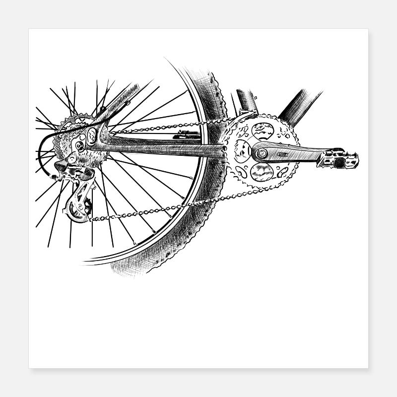 wheel Poster 16" x 16" (40x40 cm)