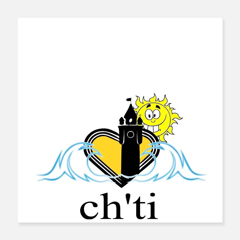 ch'ti Poster 16" x 16" (40x40 cm)