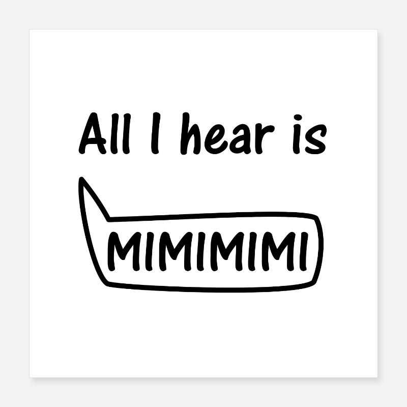 drôle Poster 40 x 40 cm