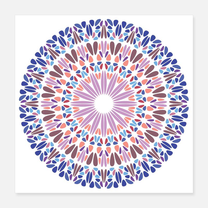 Mandala Mandala Poster 40 x 40 cm
