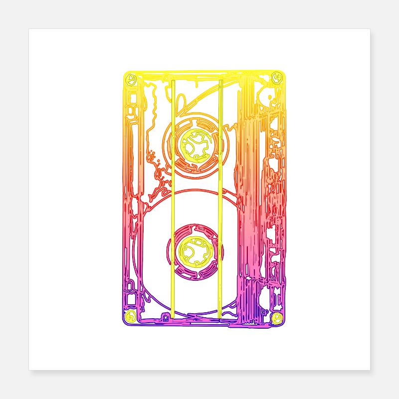 80s party Poster 16" x 16" (40x40 cm)