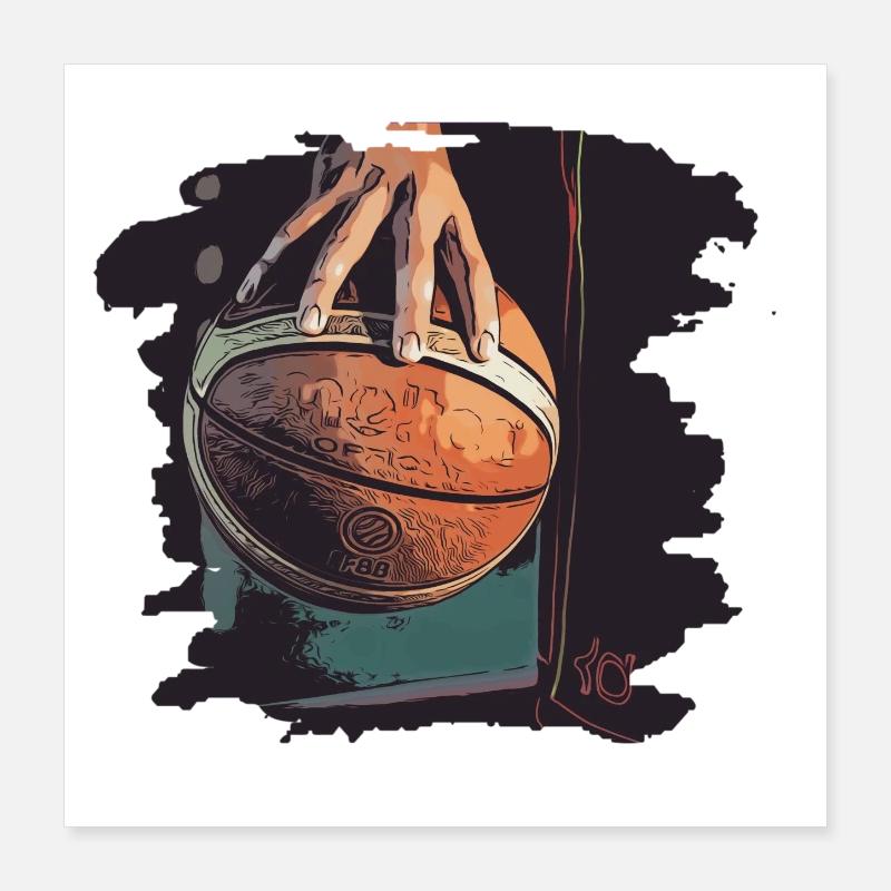 Basketball Poster 40x40 cm